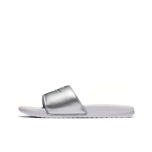 Nike Benassi JDI Slide Slippers Women's White