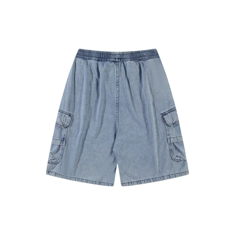 A.X.S.K Denim Shorts Unisex-9