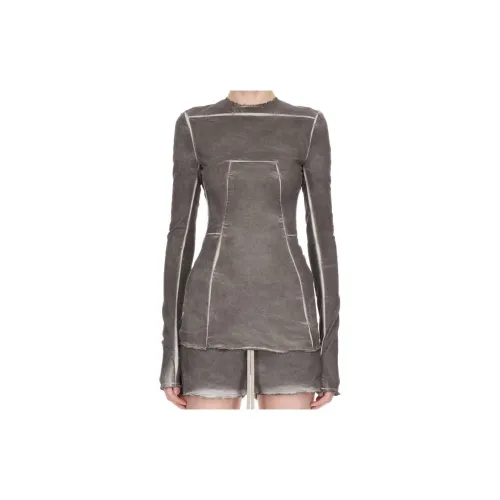 Rick Owens DRKSHDW SS24 T-Shirt Women's Dark Gray