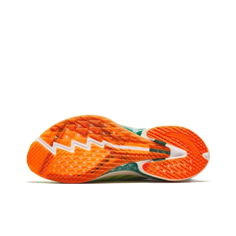 Anta Cushioned Wear Resistant Breathable Rebound Low Top Casual Running Shoes Men's Green-4