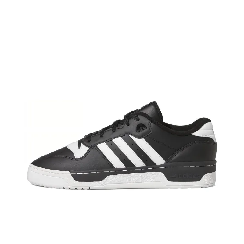 Adidas Rivalry Low Core Black Cloud White-0