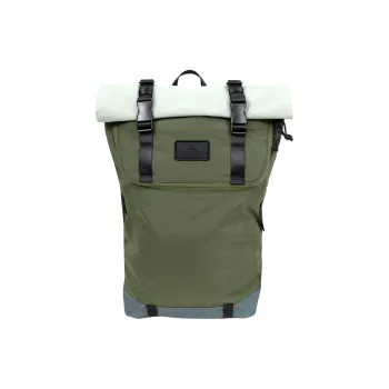 Doughnut Nylon Backpack Unisex Army Green & Gray