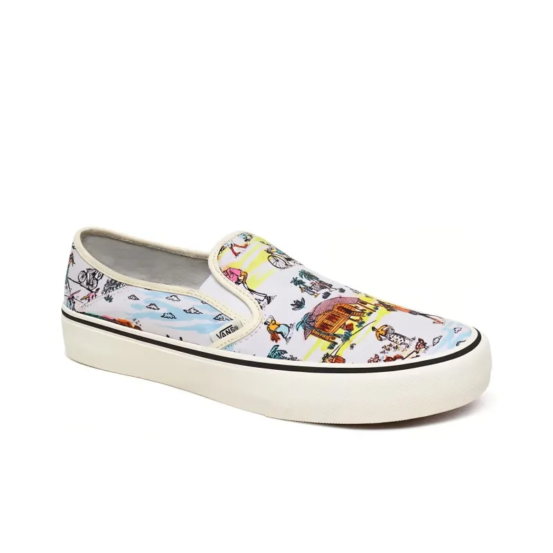 Vans Kide Slip On Surf White Unisex-2