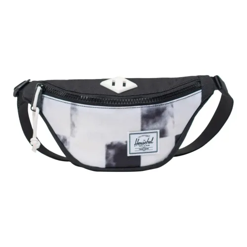 Herschel Fanny Packs Black Distressed Plaid