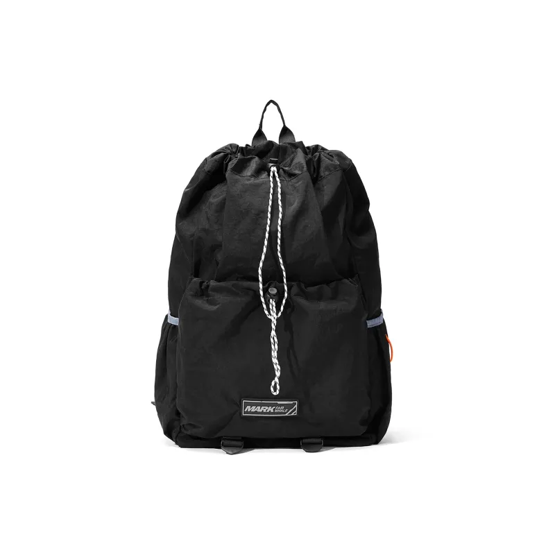 FAIRWHALE Polyurethane Backpack Regular Unisex Black/Army Green/Light Khaki-1