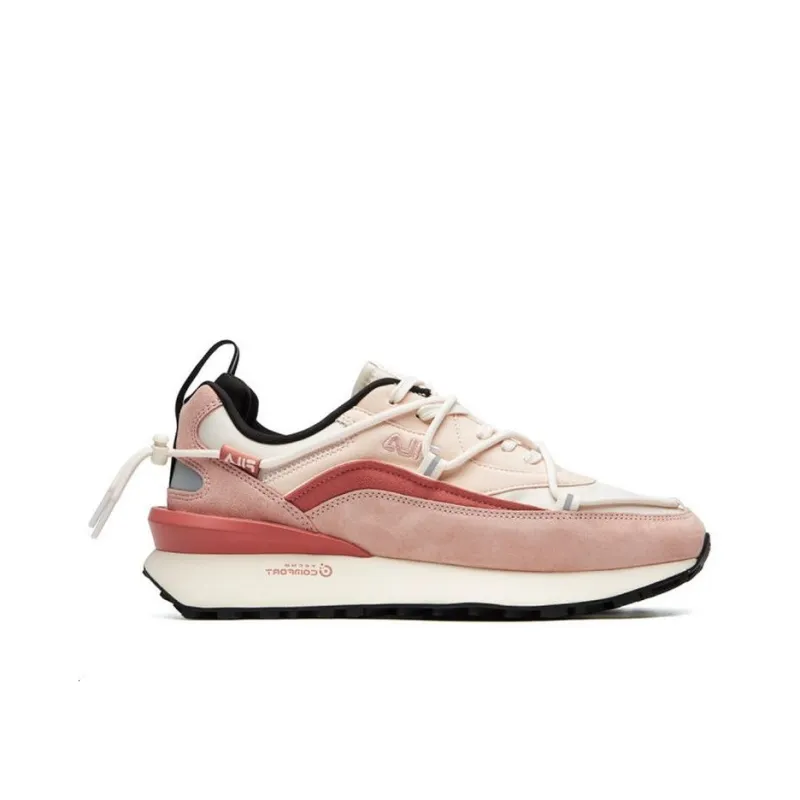 FILA FUSION Jogger DX Running Shoes Women's Low Top Peach Pink/Vintage Rose-1