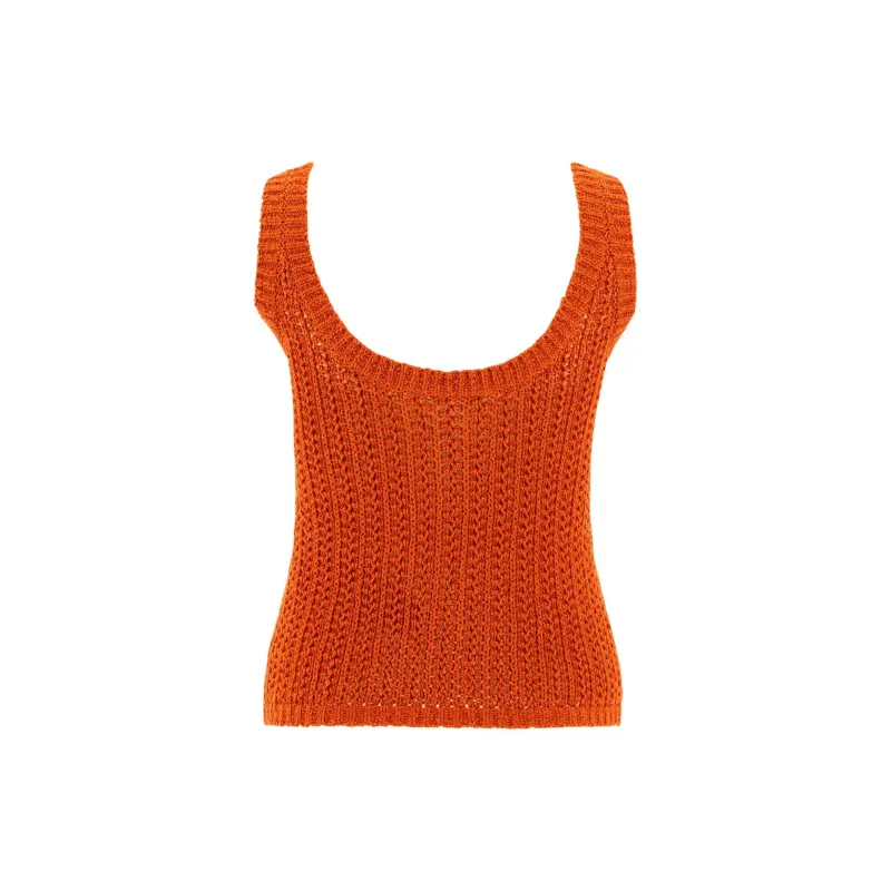 MaxMara Arrigo Crochet Top-1