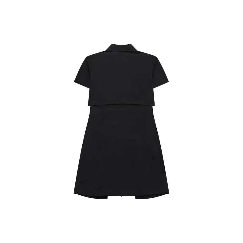 FILA FUSION Short Sleeved Dress Women's Two Piece Set-1