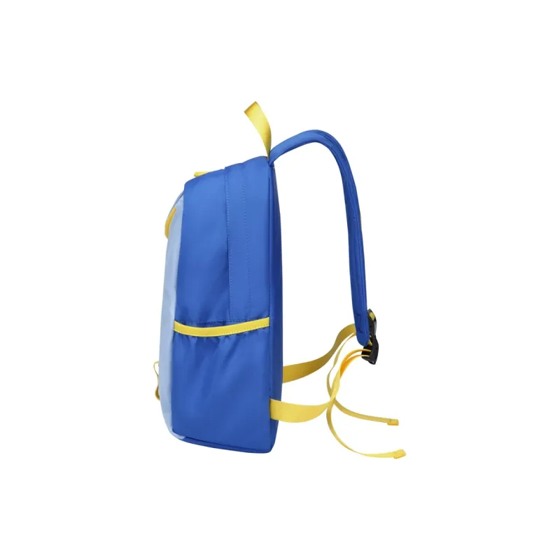 V.NINE Fabric Backpack Large Size Unisex Blue/Pink/Black-2