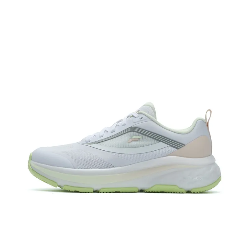 FILA NUVOLE 2 Cushioned Anti Slip Wear Resistant Breathable Lightweight Low Top Running Shoes Women's White Green-0