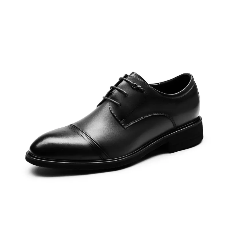 GOG Dress Shoes Men Low Top Black-1