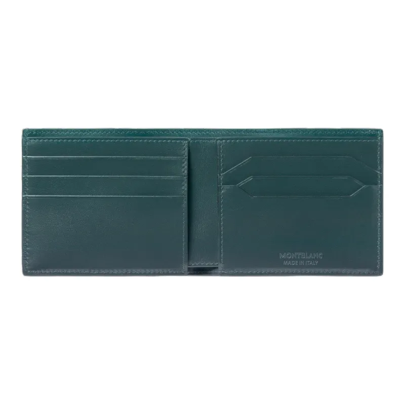 MONTBLANC Leather Wallet Men's British Green-2