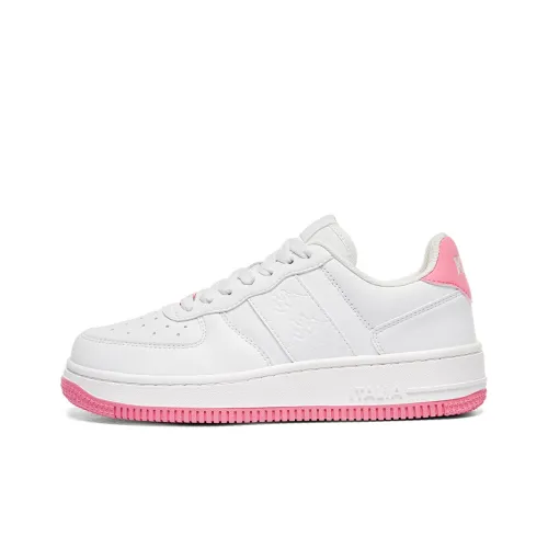 Kappa Skateboard Shoes Women's Low-Top Pink