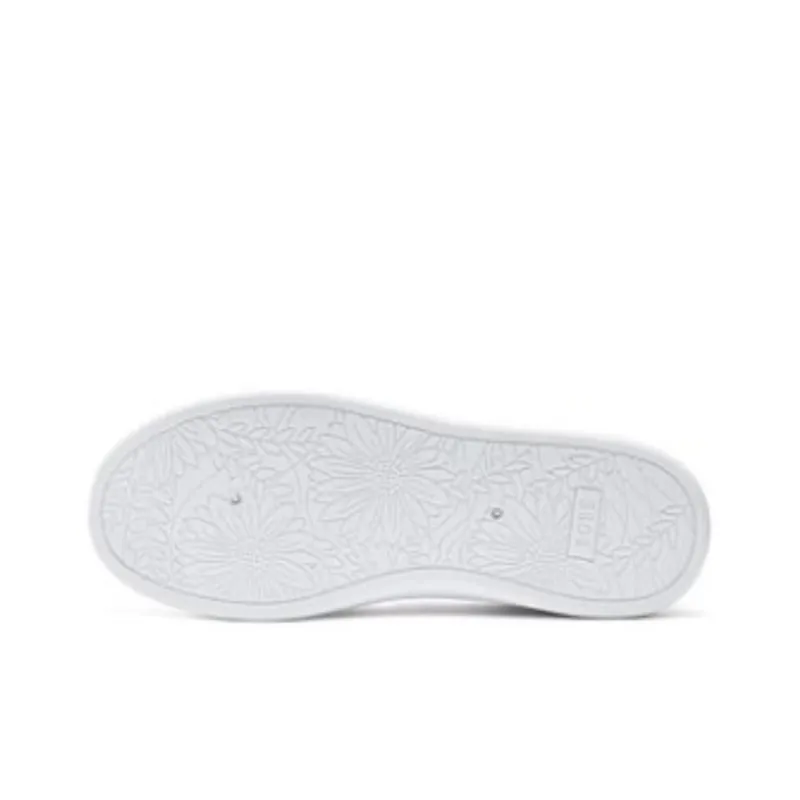 Skechers Bob's Cushioning, Wear Resistant Low Top Skateboard Shoes Women's White-4