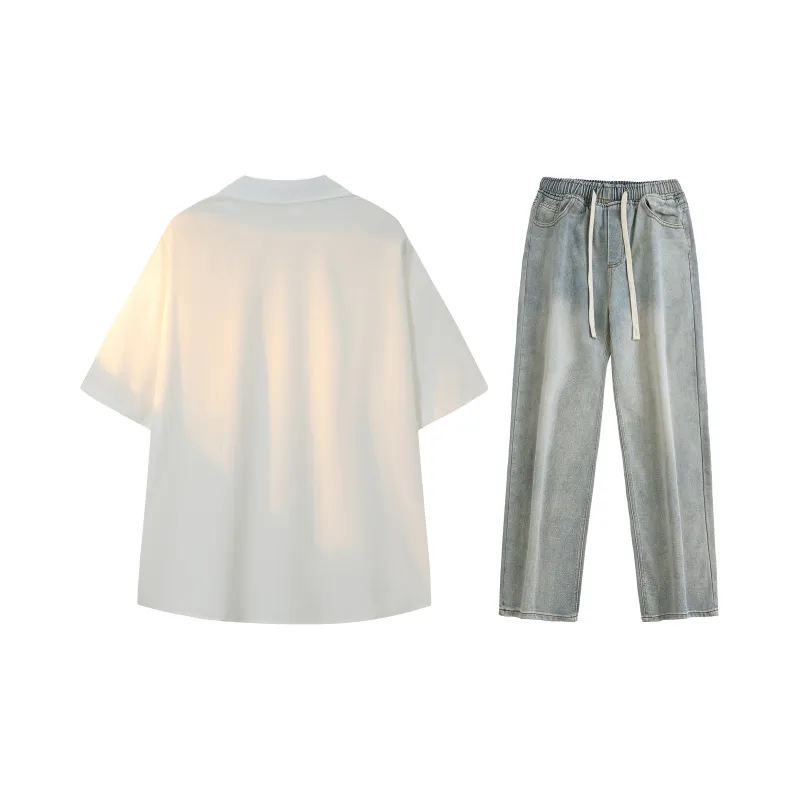 A.X.S.K Shirt Matching Set Unisex-31