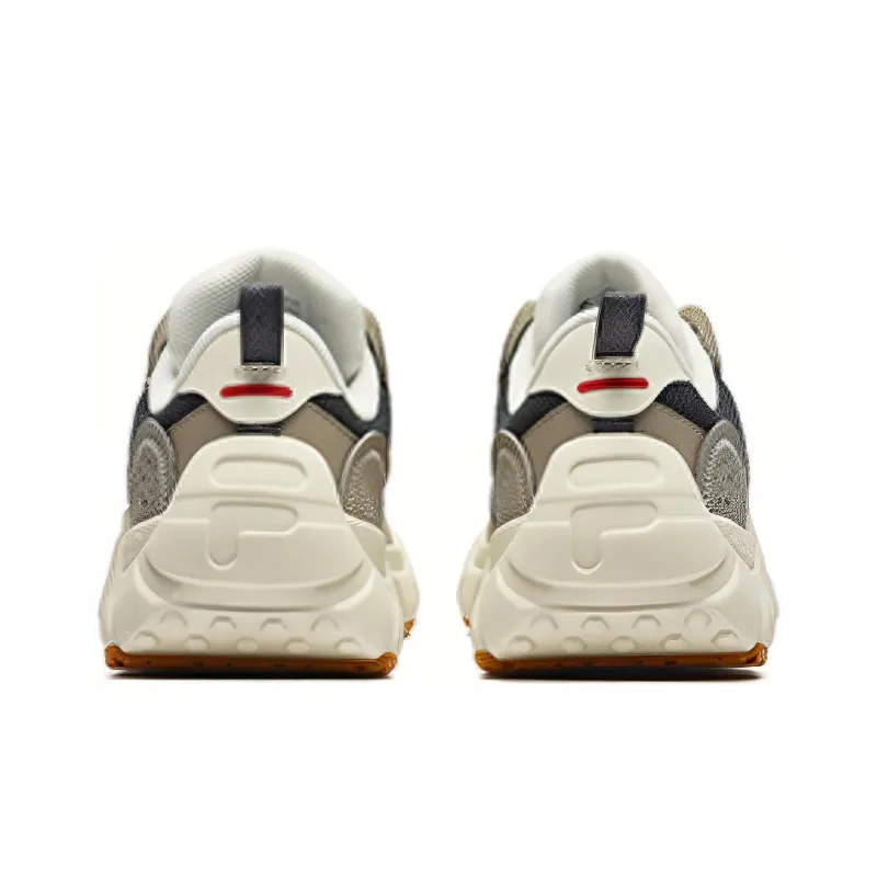 FILA FUSION BONE DX Spine Shoes Cushioning Anti Slip And Wear Resistant Low Top Casual Shoes Women's Gray White-2