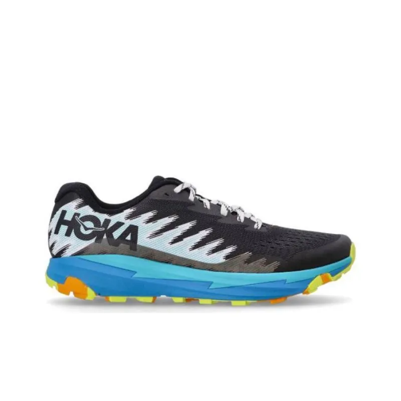 HOKA ONE ONE Torrent 3 Cushioning Abrasion Resistant Breathable Low Top Running Shoes Men's Black-1