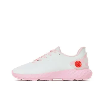 GFORE Cushioning Slip Resistant Low Top Golf Shoes Women's White Pink