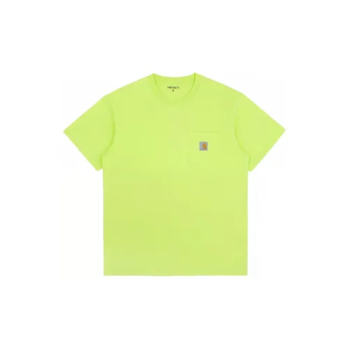 Carhartt WIP T-Shirts Men Neon Yellow