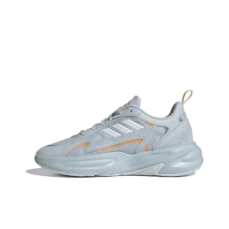 Adidas Ozwave Breathable Low Top Chunky Sneakers Unisex Blue White Orange-0