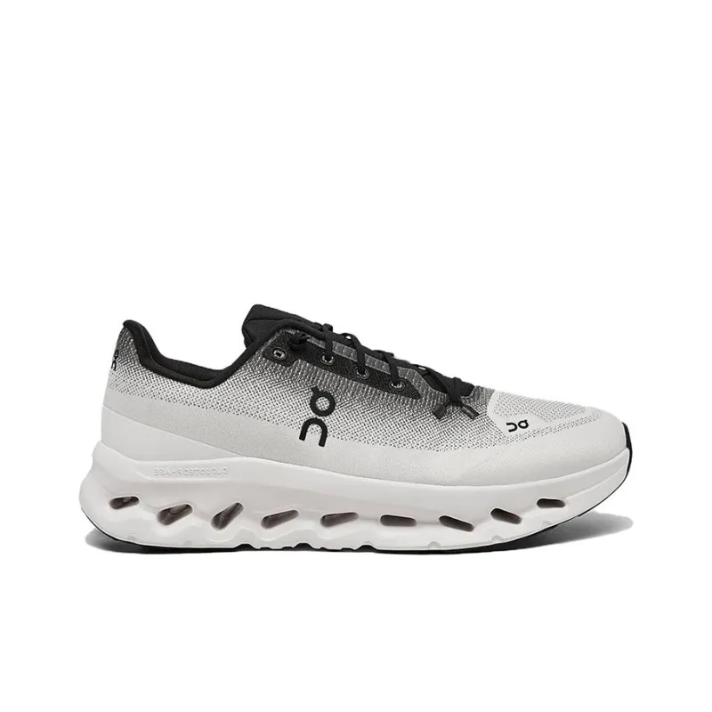 On Cloudtilt Cushioning Wear Resistant Low Top Casual Shoes Men's White Black-1
