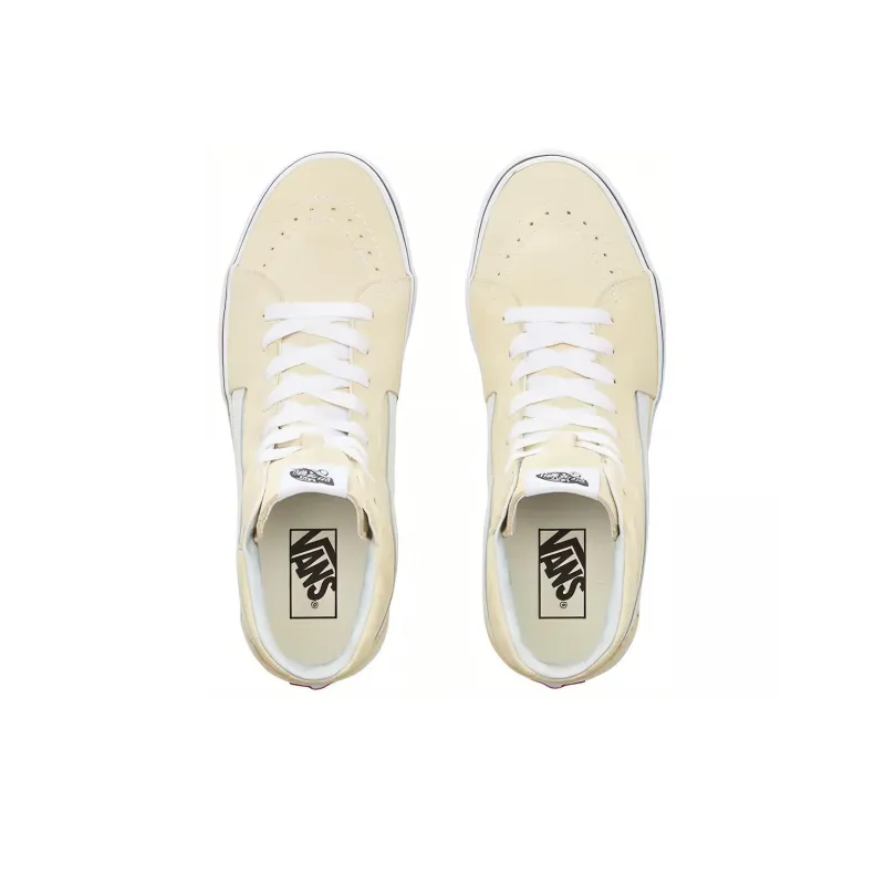 Vans Sk8 hi Black Beige Creamyellow-3
