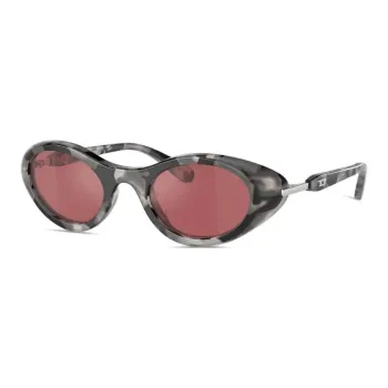 DIESEL Camouflage print Oval frame Sunglasses