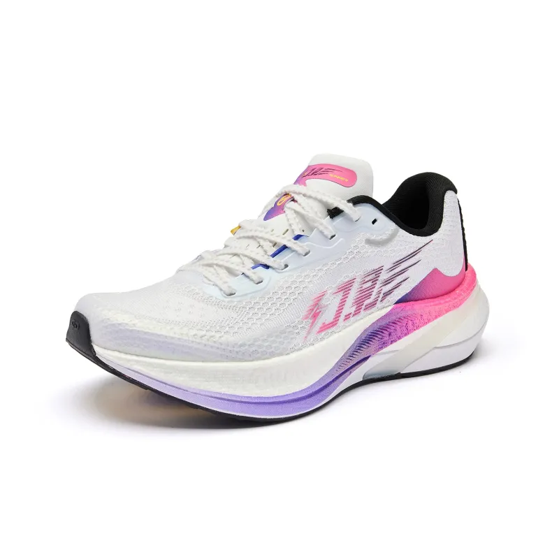 QIAODAN Phantom Running Shoes Women's Low Top Jordan White King Purple-2