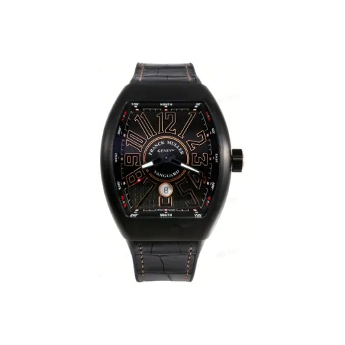 FRANCK MULLER Automatic Mechanical Movement Unisex Watch 45mm Gray Dial 18K Rose Gold Watch Case