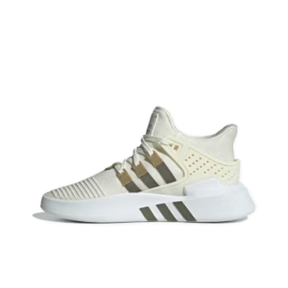 Adidas Originals EQT Basketball Adv Casual Shoes Unisex Mid Top White Green Brown POIZON