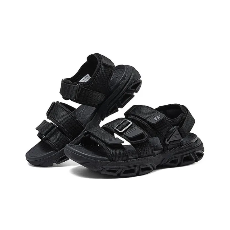 Skechers Street Beach Sandals Men's All Black-1