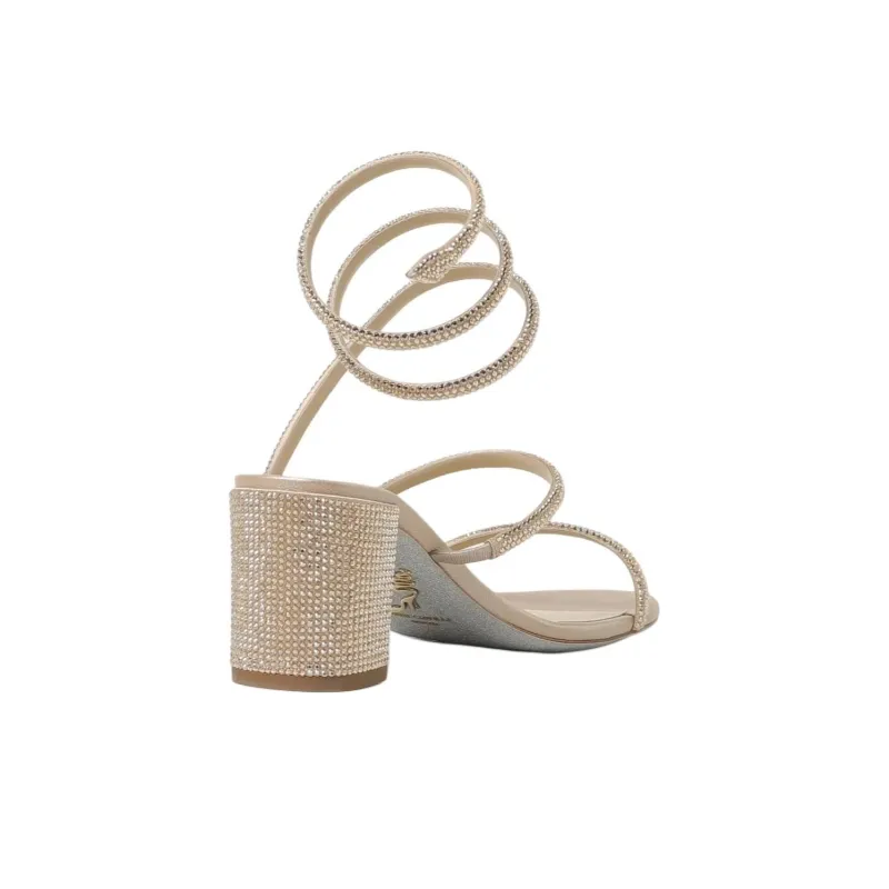 RENE CAOVILLA Strap Sandals Women's Brown-3