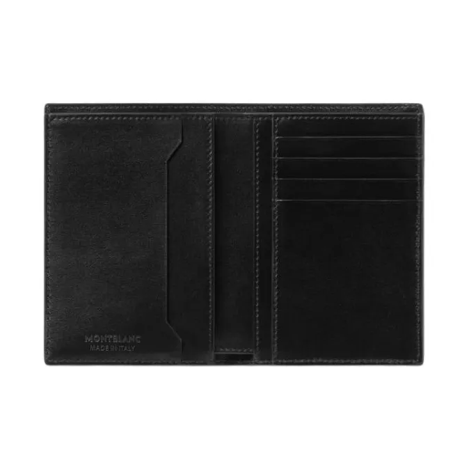 MONTBLANC Meisterstuck Cow Leather Card Holder Men's Black-2