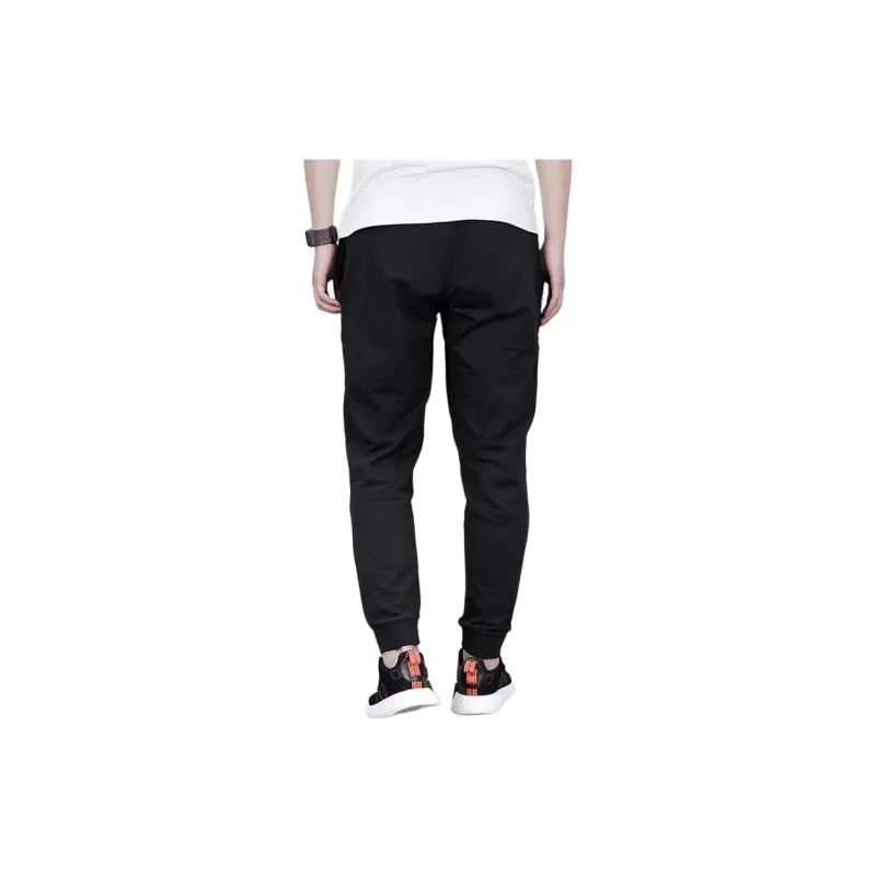 Adidas Originals TRACKPANTS Knitted Sports Pants Men's Black-6
