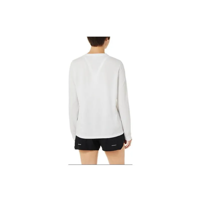 Asics Ready-Set Ii Long Sleeve Graphic T-Shirt Women's White-1