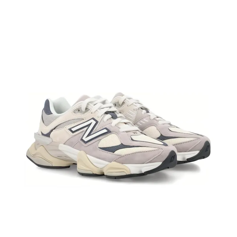 New Balance NB 9060 Cushioning, Wear Resistant Low Top Running Shoes Unisex Ecru-3