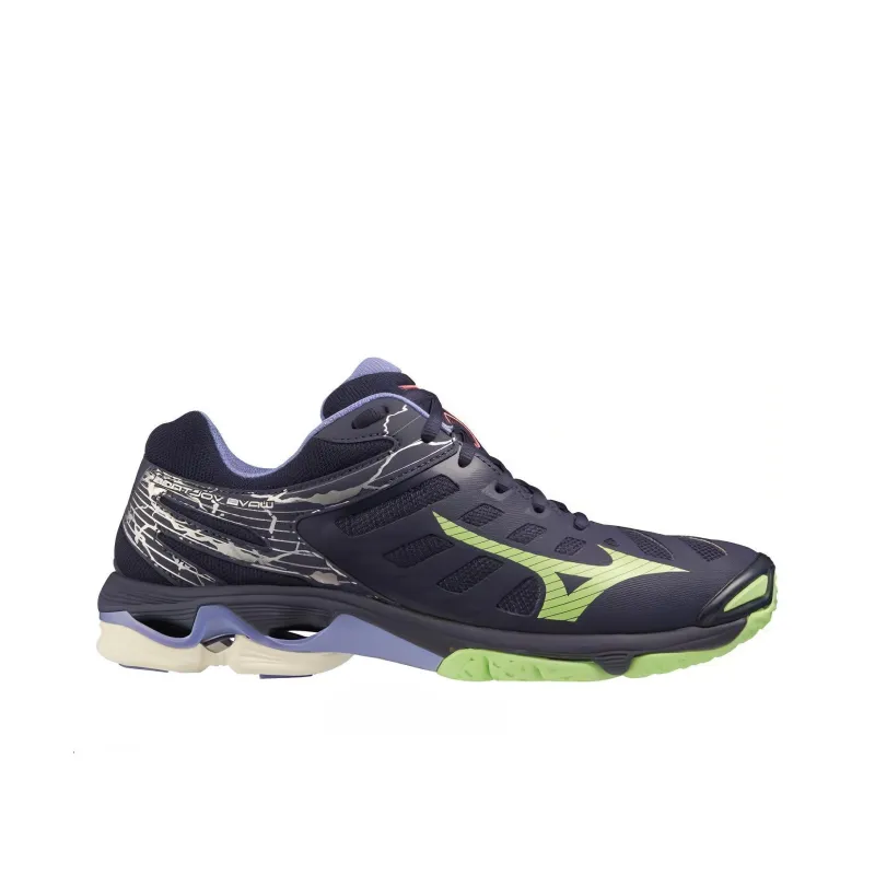 Mizuno Wave Voltage Cushioning Wear Resistant Low Top Training Shoes Men's Black-1