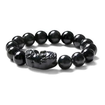 MARY WINDSOR Hetian Jade Bracelets Men's Green Jade