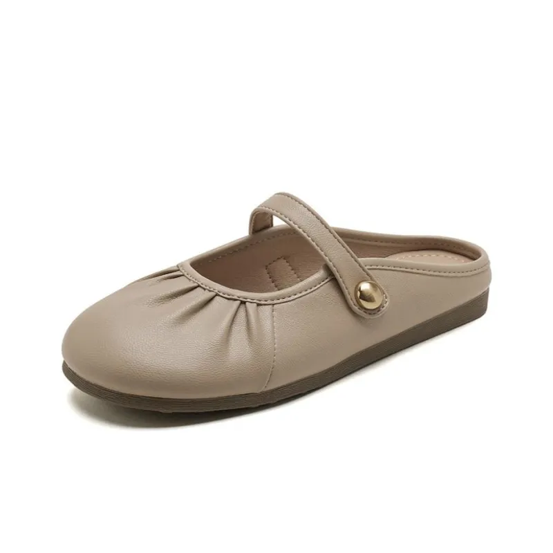 AGSDON Wrap toe Slippers 1.5cm Women's-7