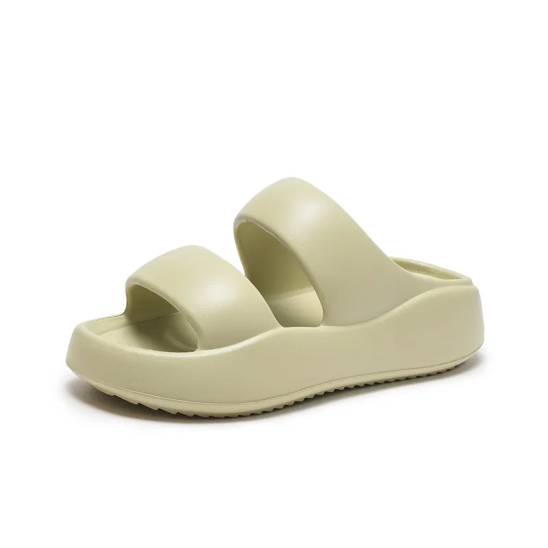 Hotwind Slide Slippers Platform Women's Solid Color-4
