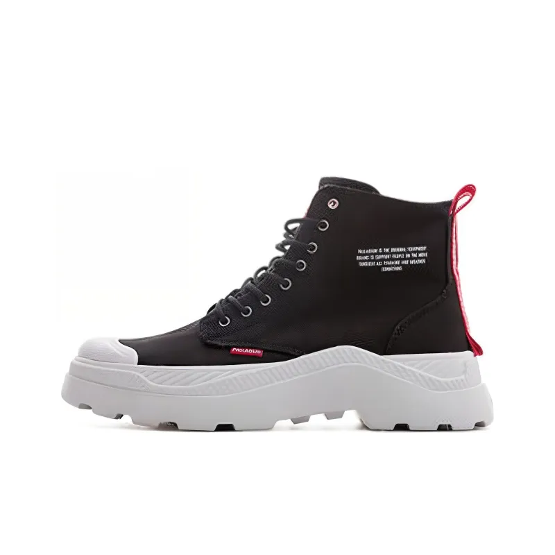 Palladium Pallakix Hi Dare Safe Comfortable Ankle Length Martin Boot Unisex Black-0