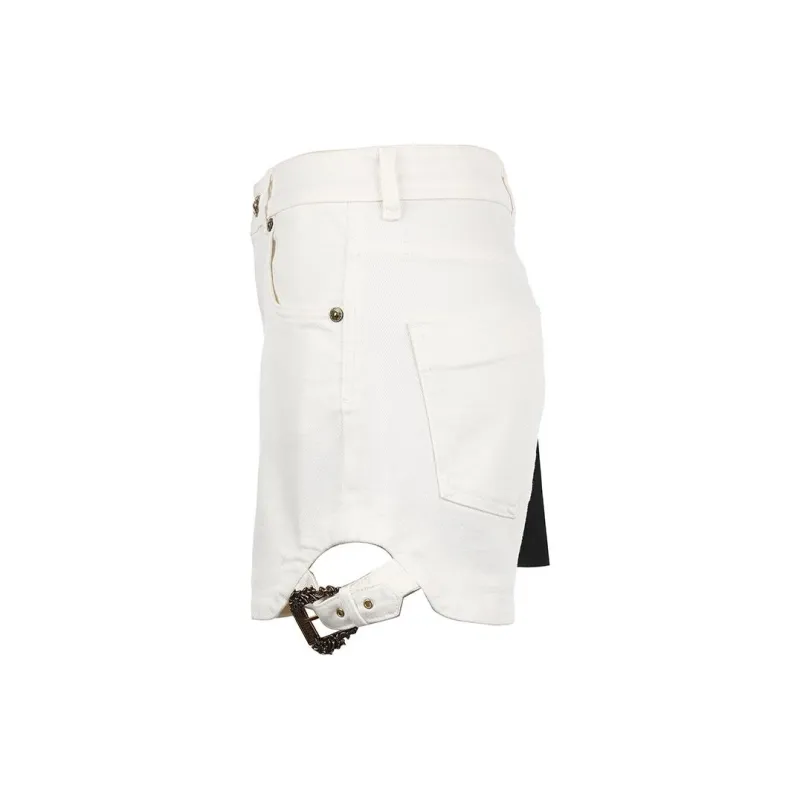 VERSACE JEANS COUTURE Buckle Detailed Shorts-1