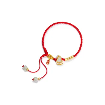 Far Mountain Joe Hetian Jade Bracelets Women's Pale Greenish-White Jade