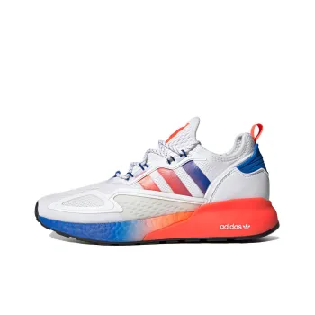 Adidas Originals Zx 2K Boost White Solar Red Blue