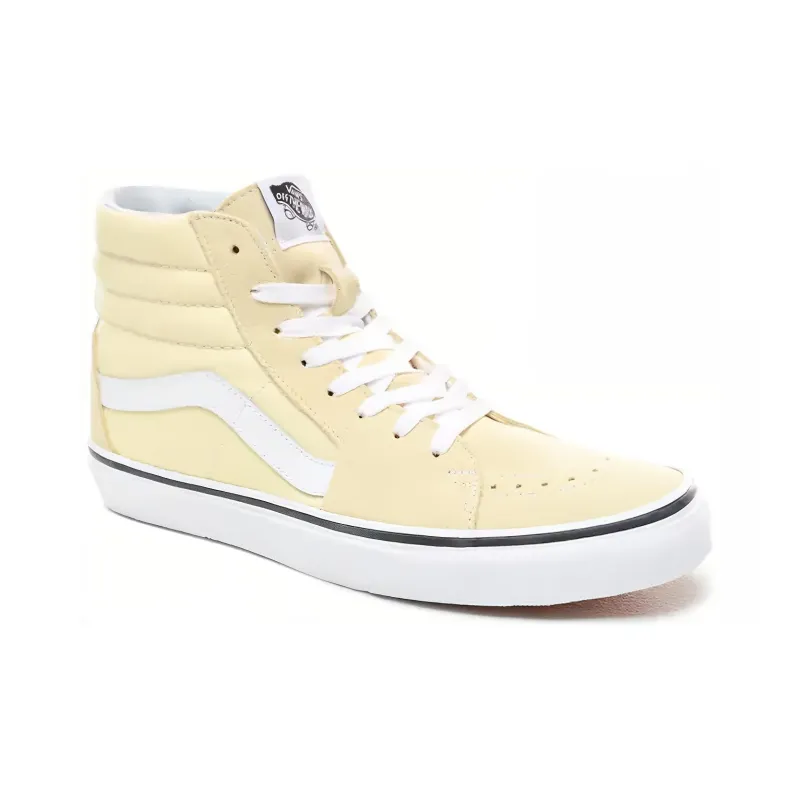 Vans Sk8 hi Black Beige Creamyellow-2