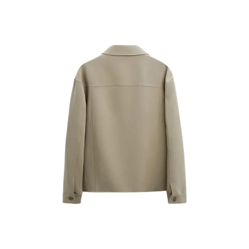 ZARA Jackets Coats Men's Light Brown Yellow-1