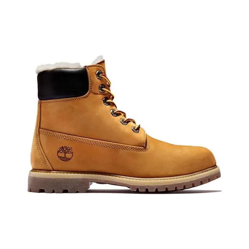 Timberland Women's 6 Inch Premium Boot 'Wheat Shearling'-1