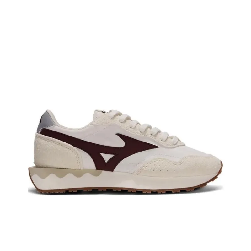 Mizuno LG 70s Low Top Casual Shoes Unisex White Red-1