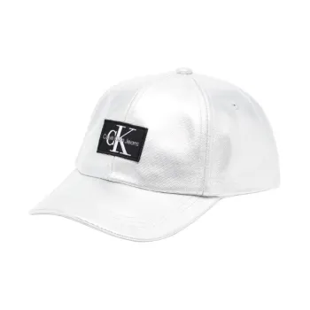 Calvin Klein Logo patch Metallic Baseball Cap