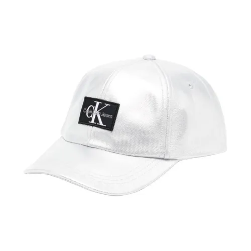 Calvin Klein Kids Logo-patch Metallic Baseball Cap